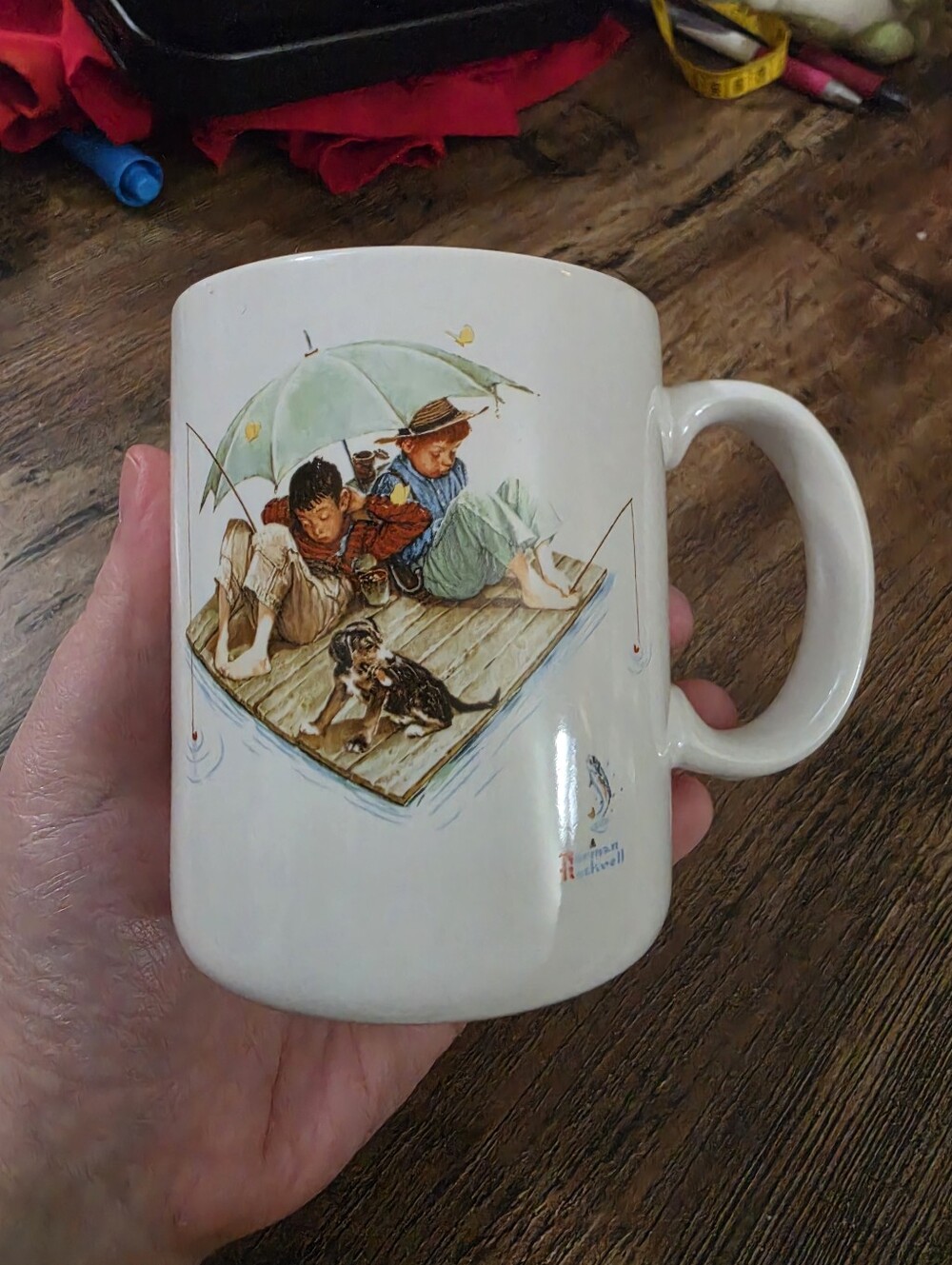 Vintage Norman Rockwell Mug